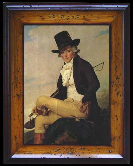 framed  Jacques-Louis David Monsieur seriziat (mk02), Ta080